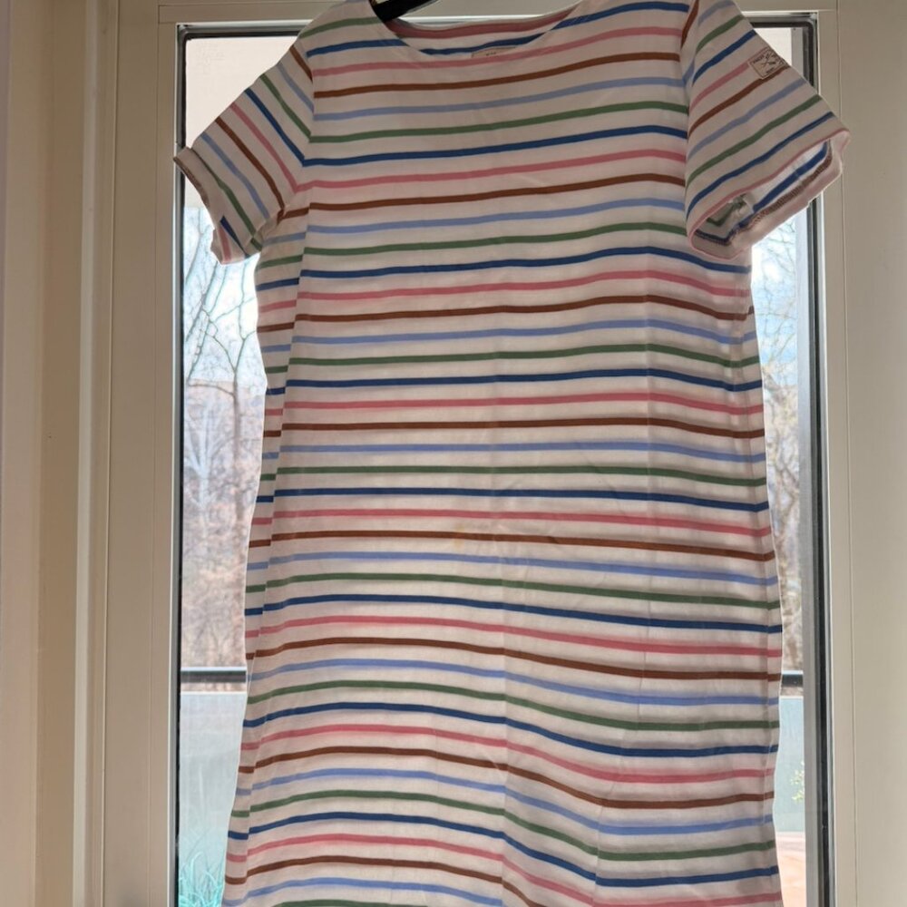 Joules Premiun Grade Striped T-Shirt Dress